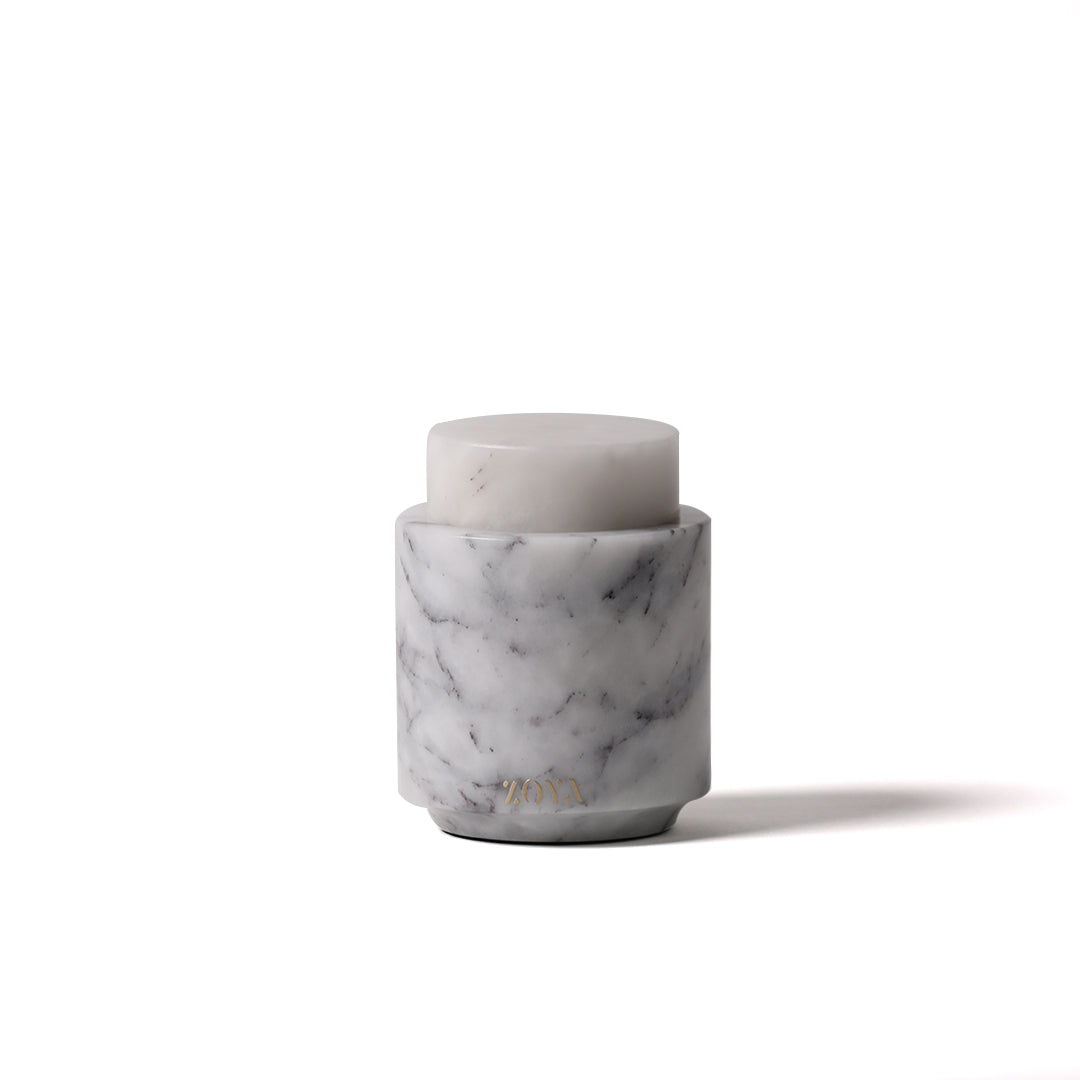 Lilac Marble Mabkhar Set - ZoyaStones