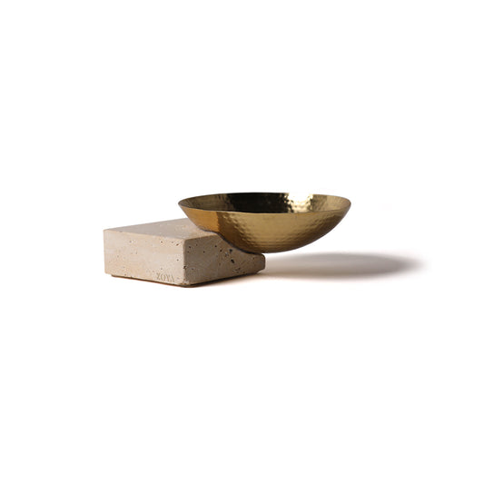 Travertine Chocolate Bowl - ZoyaStones