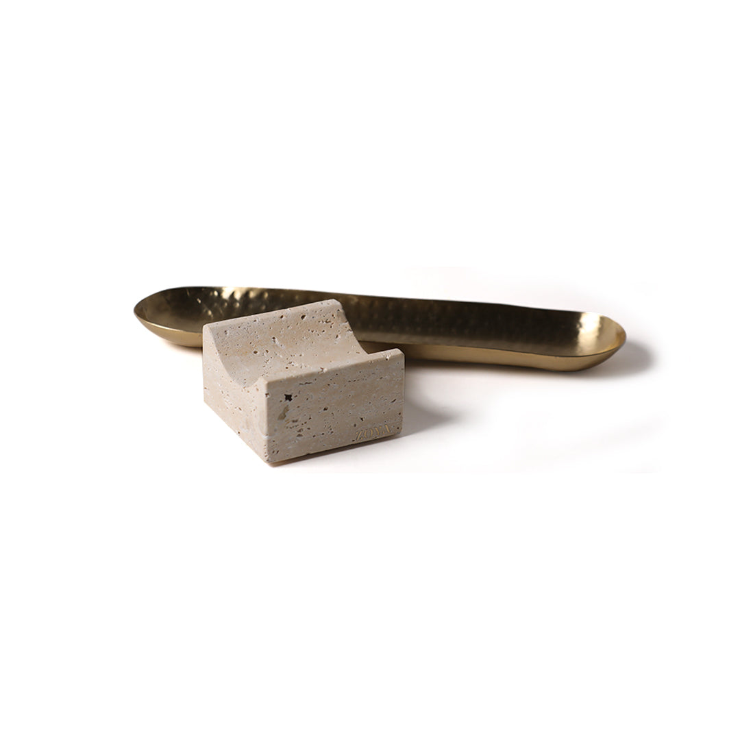 Travertine Chocolate Tray - ZoyaStones