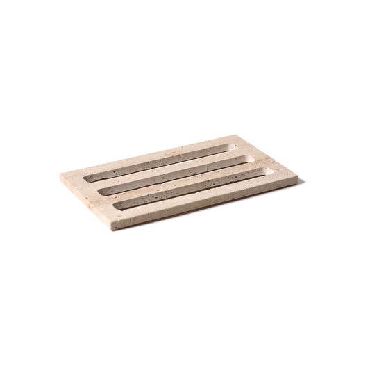 Travertine Laser Cut Tray - ZoyaStones