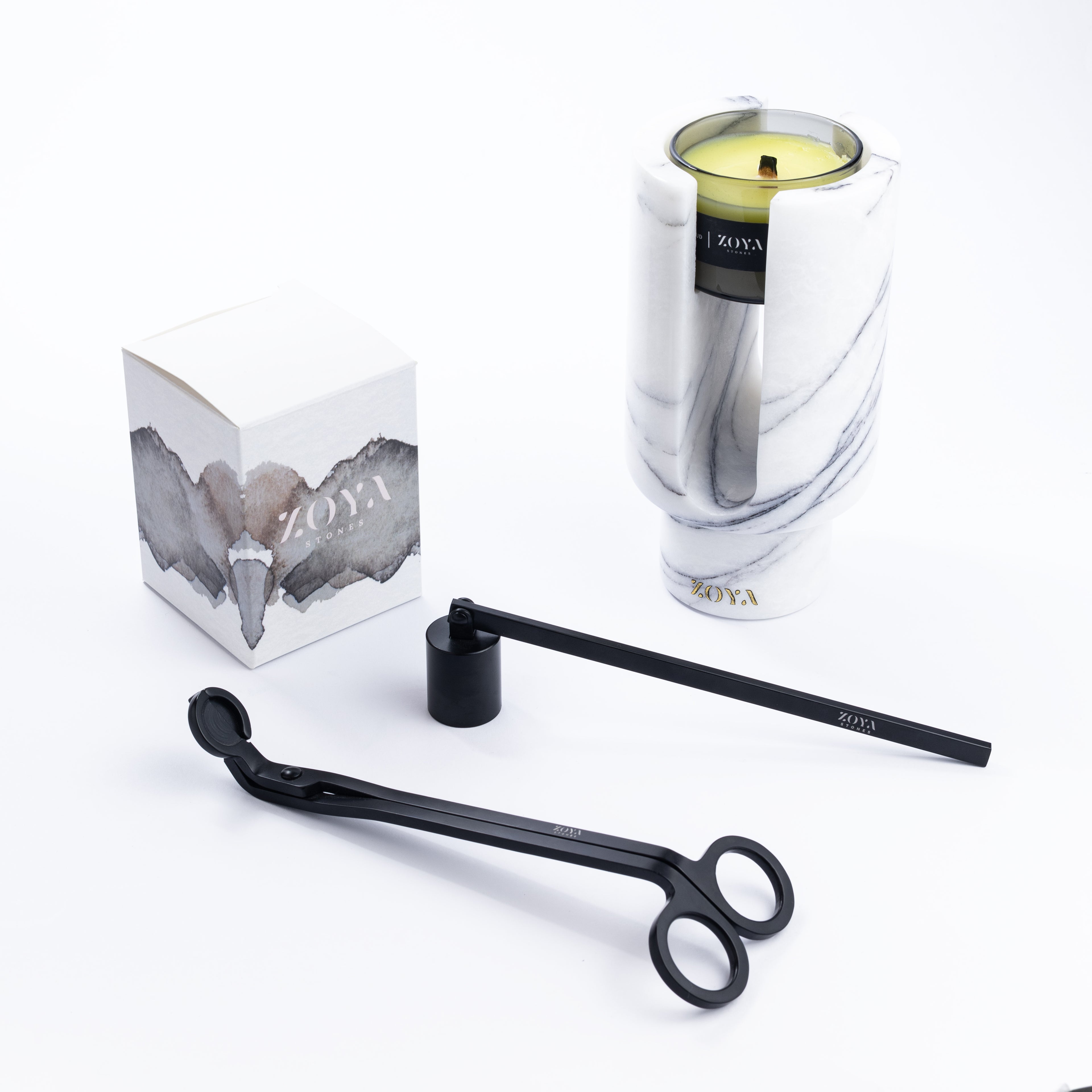 Lilac Candle Holder Set