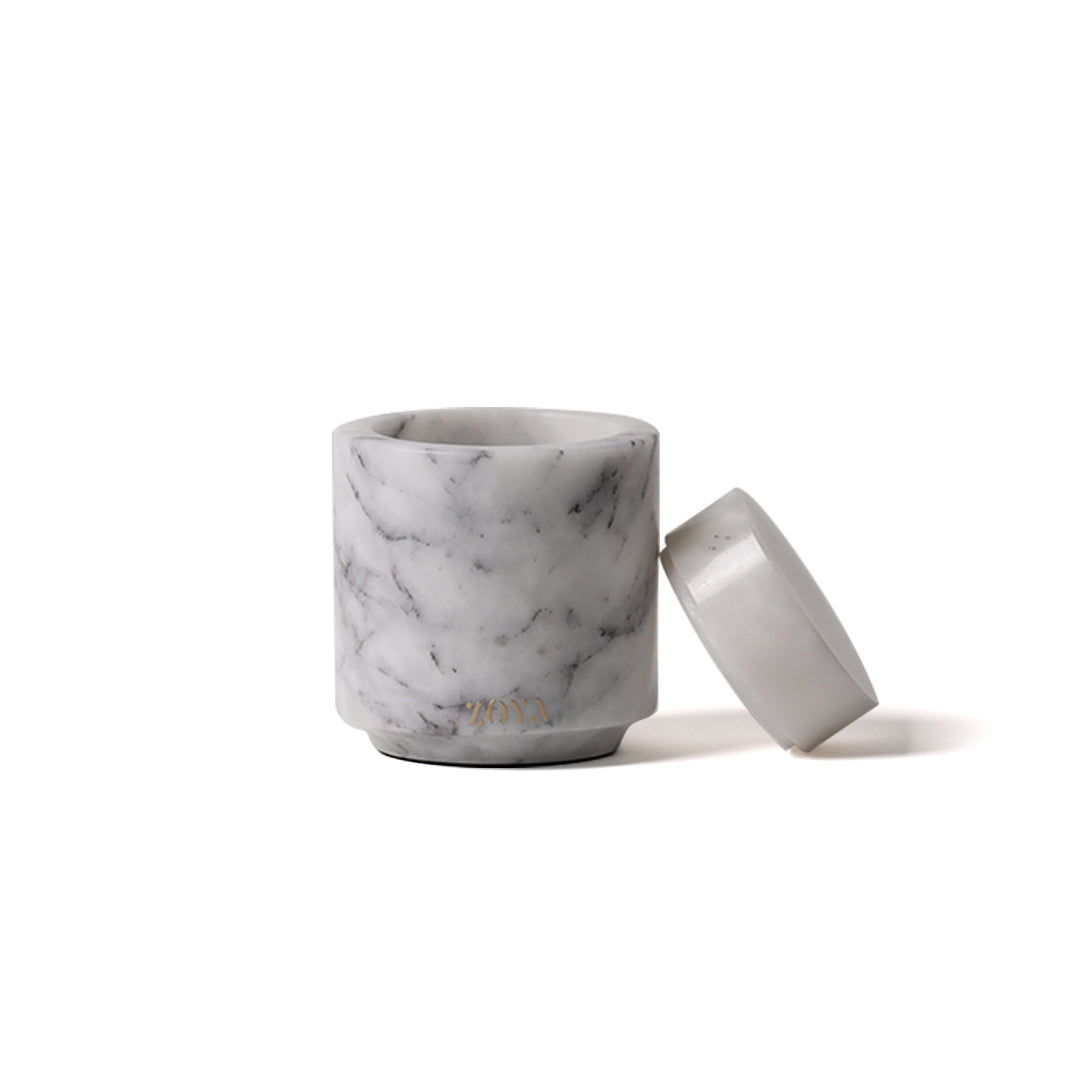 Lilac Marble Mabkhar Set - ZoyaStones