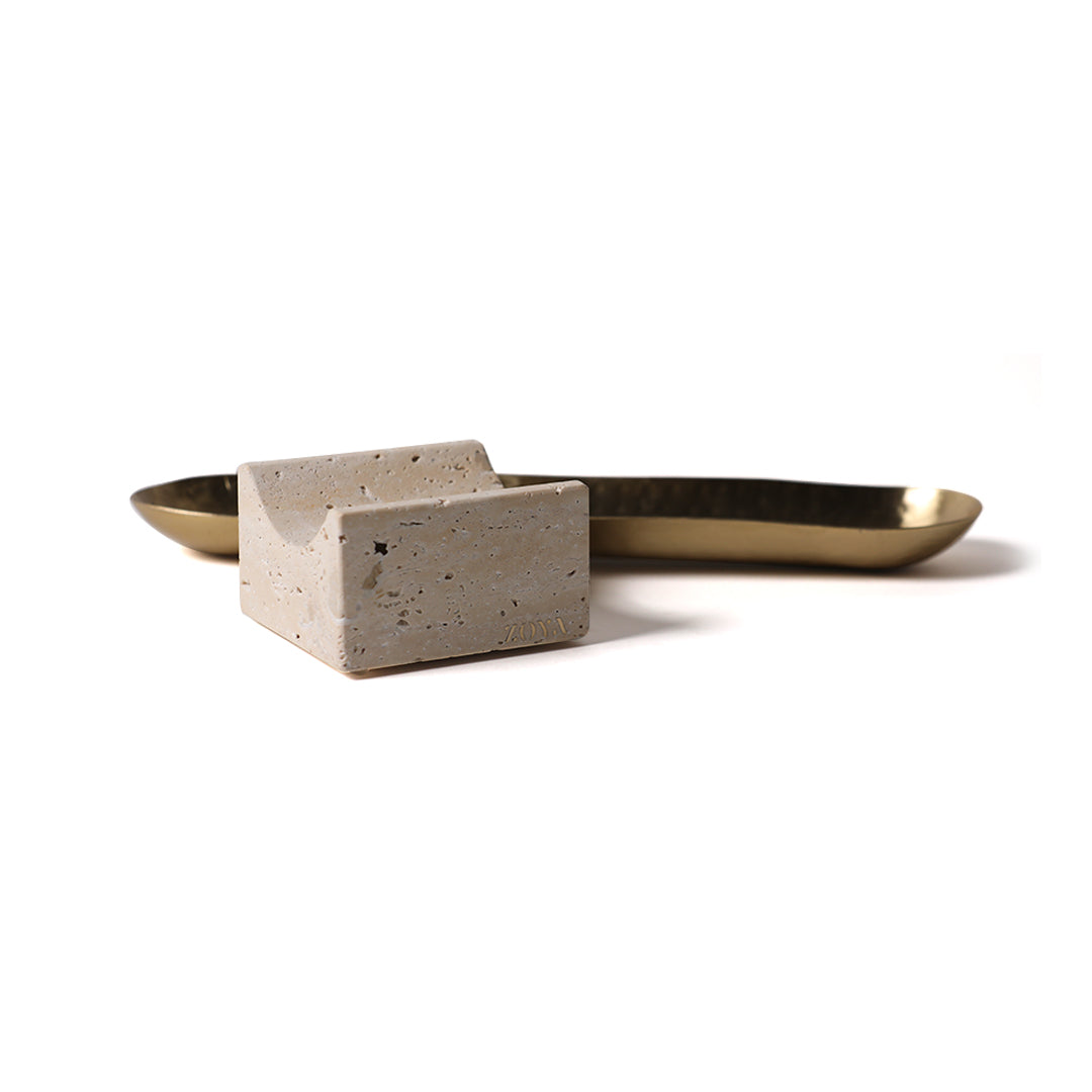 Travertine Chocolate Tray - ZoyaStones