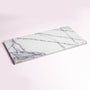 Lilac marble fluted tray big size