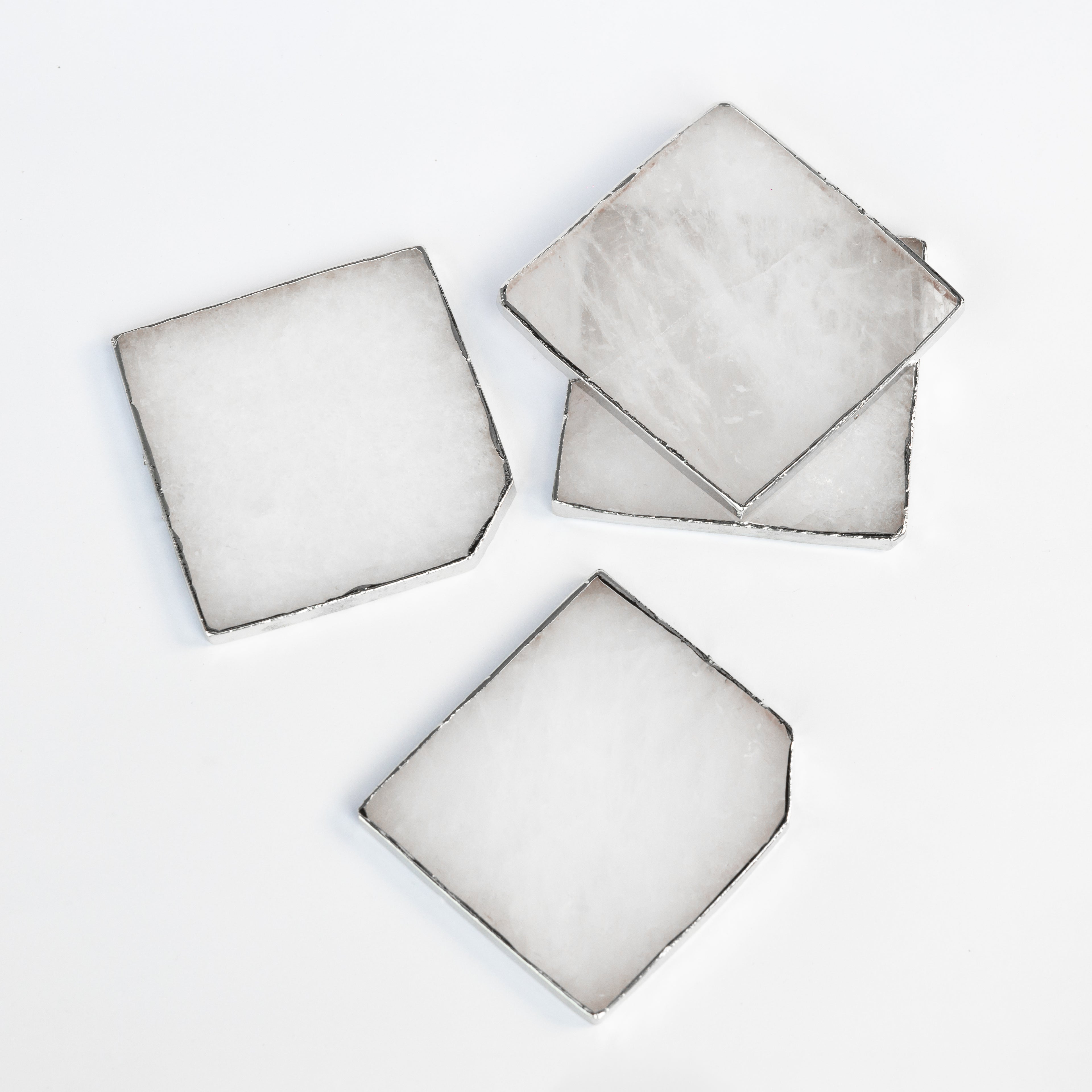 White Quartz Coasters