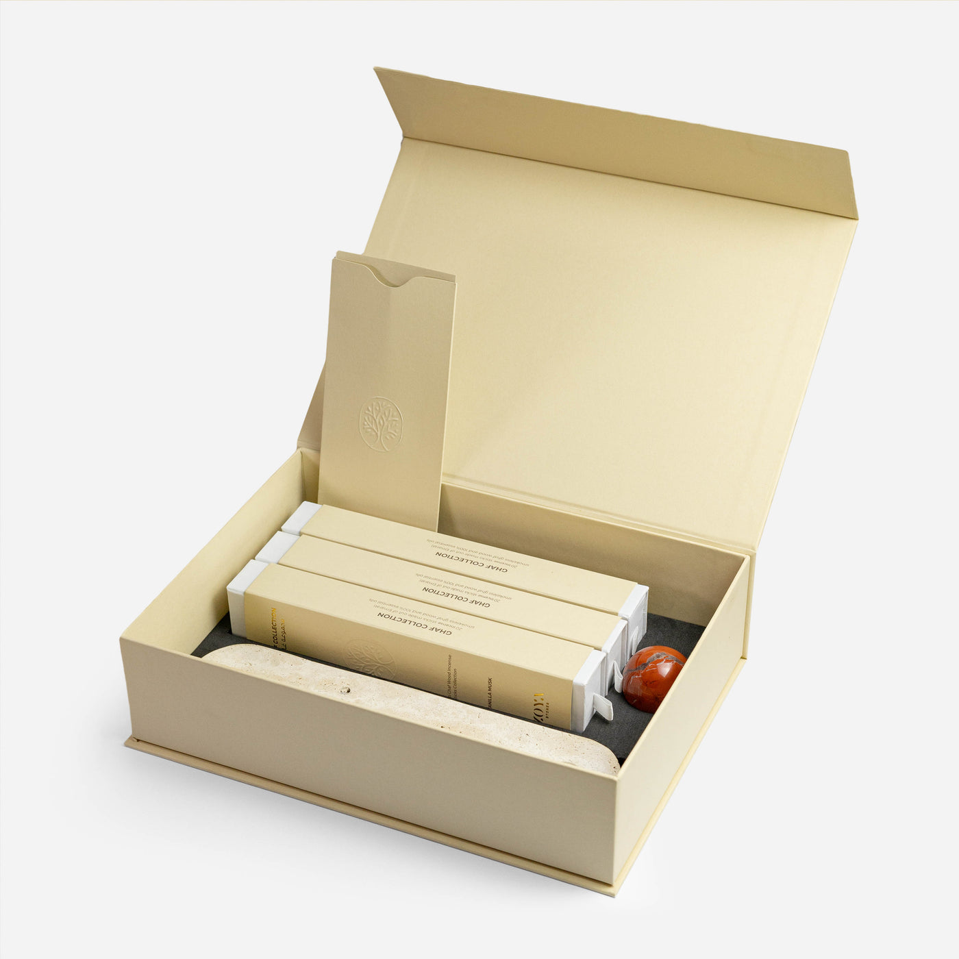Ghaf Incense Set- Red Jasper Edition
