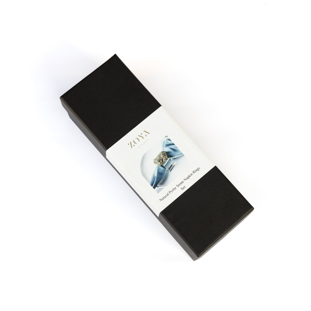 Crystal Napkin Rings Set - ZoyaStones