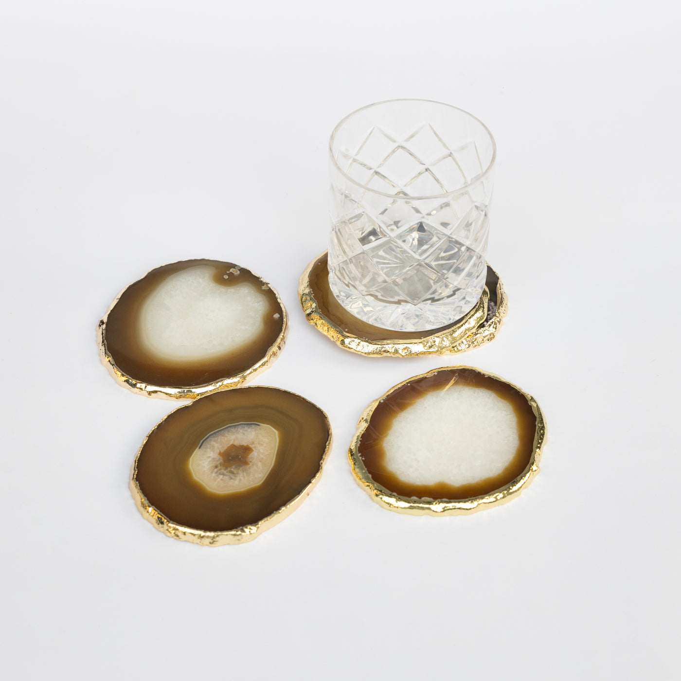 Crystal Coaster Set - ZoyaStones