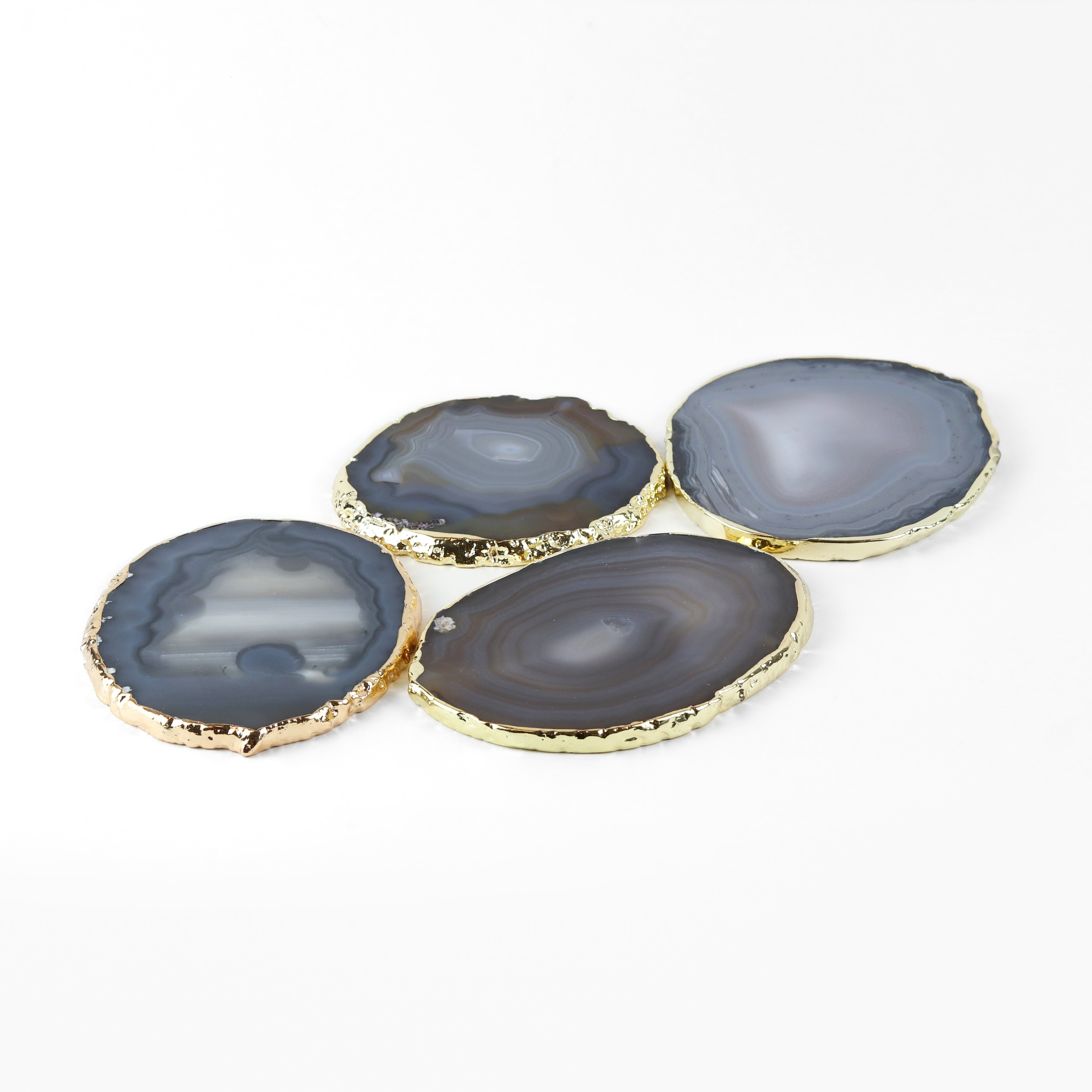 Grey Agate Coasters